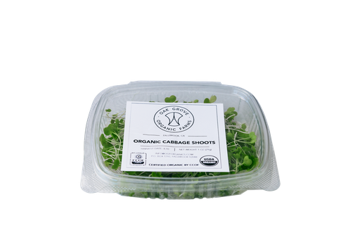 Organic Cabbage Microgreens (1 oz)