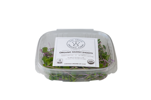 Organic Radish Microgreens (2 oz)
